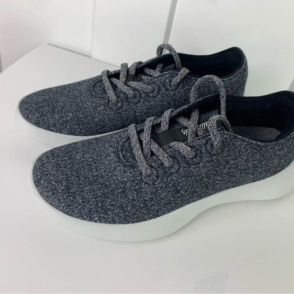 Allbirds Wool Runner NZ Sneaker Shoes Dark Grey Women’s 10 Casual Natural